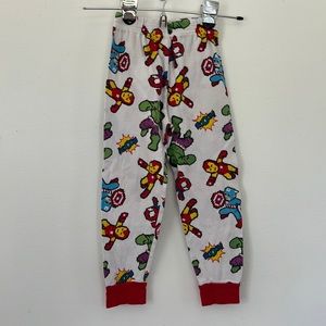 Marvel Superhero Pajama Jogger Pants Hulk Captain America Spiderman